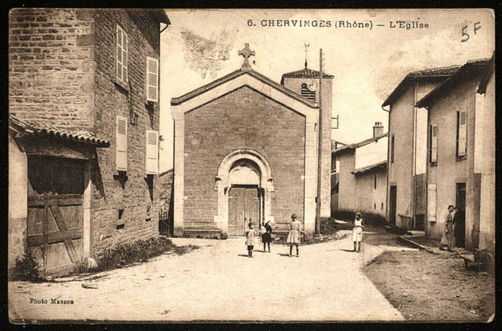 Chervinges. L'église.