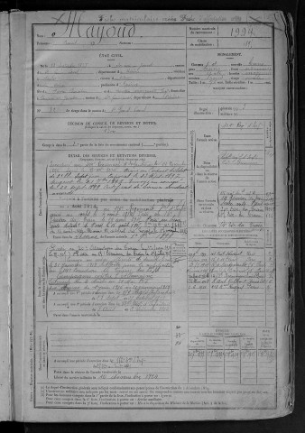 Lyon Central : n° matricules 1994-2494