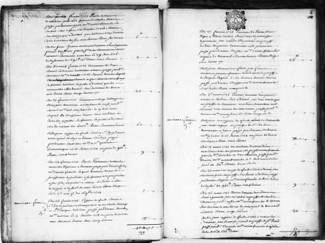 19 janvier 1725-7 mai 1735.