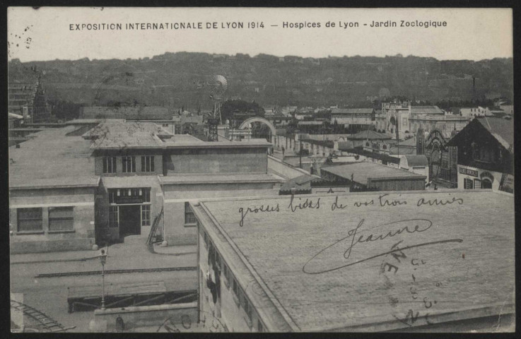 Hospices de Lyon, le jardin zoologique.
