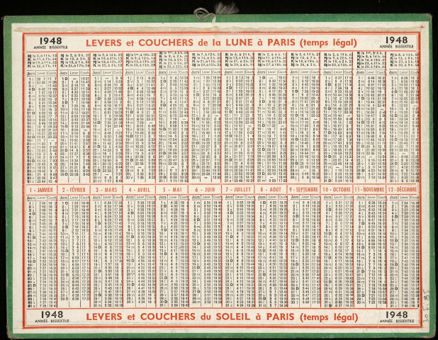 Almanach des Postes Télégraphes et Téléphones 1948.