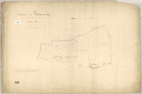 Section G, feuille unique : copie modifiée du plan napoléonien. Section détachée de Marennes en 1884.