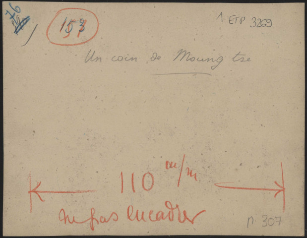 Un Coin de Mong tse.