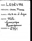 LESEVRE Jean-Pierre
