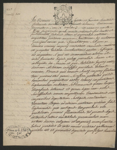 Copie du XVIIIe siècle.