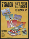 Vénissieux. 7e salon de la carte postale et de la gastronomie (23-24 mars 1991).