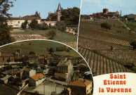 Saint-Etienne-la-Varenne. Vues multiples en mosaïque.