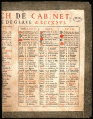 Almanach de cabinet 1726.
