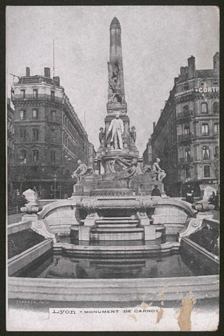 Lyon. Le monument de Carnot.
