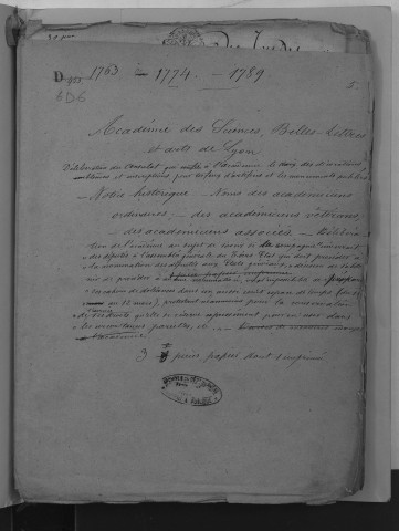 Missions confiées à l'Académie. Fonctionnement et vie académique interne.