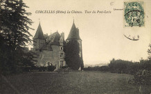 Corcelles. Le château et la tour du Pont-Levis.