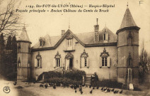 Sainte-Foy-Lès-Lyon. Hospice. Hôpital. Façade principale. Ancien château du comte de Bruck.