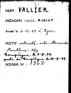 VALLIER Louis Robert