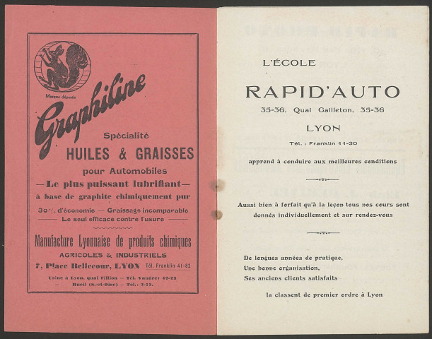 École de conduite Rapid'Auto - Lyon.