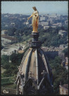 Lyon. La Vierge de la basilique de Fourvière.