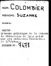 COLOMBIER Suzanne