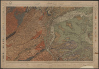 Carte géologique détaillée de Lyon.