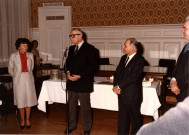 De gauche à droite : Clotilde PALLUY, Benoît CARTERON, Jean PALLUY, René TREGOUËT.