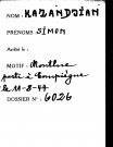 KAZANDJIAN Simon