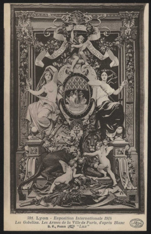 Les armes de la Ville de Paris, d'après Blanc.