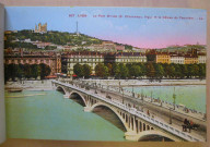 Lyon. Le pont Wilson et le coteau de Fourvière.