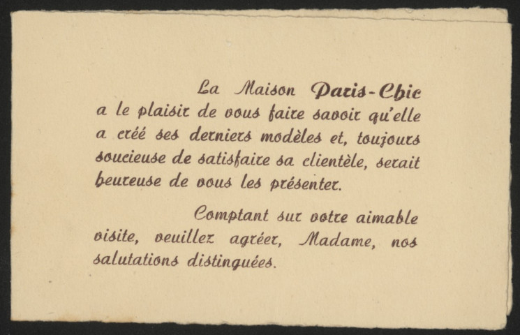 Couture « Paris Chic » - Villeurbanne.