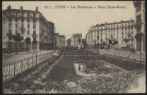 Lyon. Les Brotteaux et la place Jules Ferry.