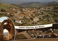 Saint-Martin-en-Haut. Vues multiples en mosaïque.