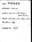 MOSSER Charles