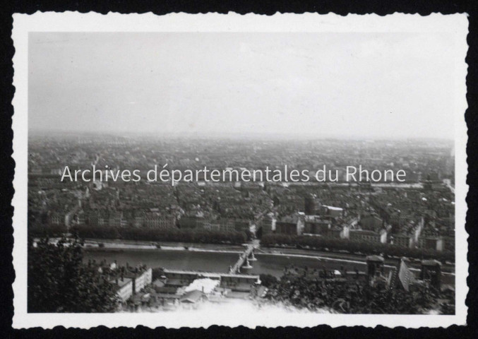Presqu'île, depuis la colline de Fourvière.