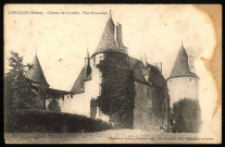 Corcelles. Château de Corcelles. Vue d'ensemble.