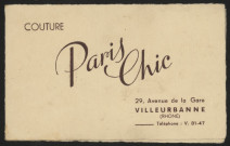 Couture « Paris Chic » - Villeurbanne.