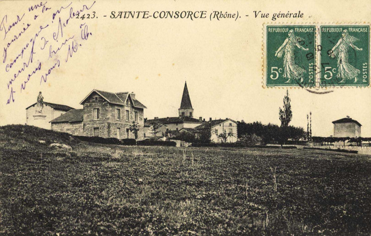 Sainte-Consorce. Vue générale.