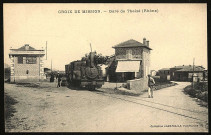 Theizé. Croix de Mission. Gare de Theizé.