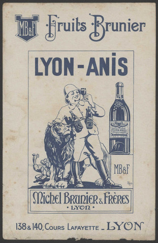 Lyon Anis - Michel Brunier frères - Lyon.