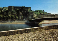 Lyon. Pont Maréchal Koenig et fort Saint-Jean.