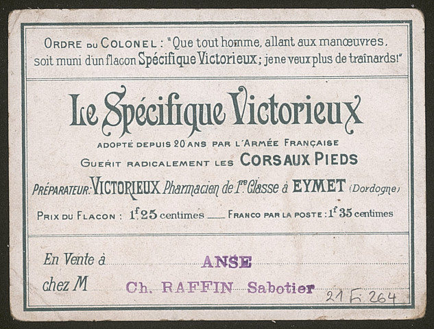 La marche militaire.