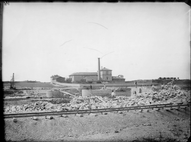 Canal de Jonage : pont de la Sucrerie au 14K068 (4 juillet 1895).