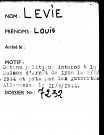 LEVIE Louis