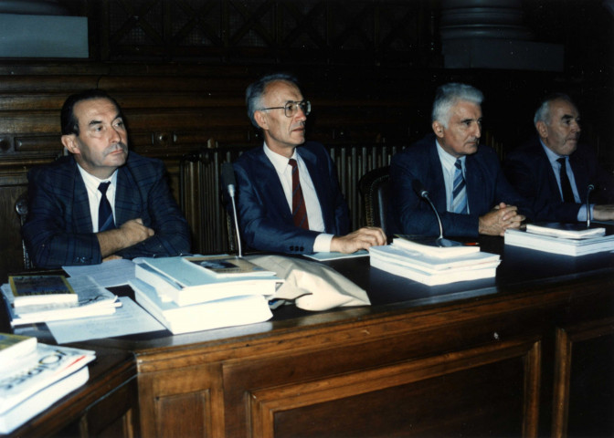 De gauche à droite : Maurice POUILLY, Louis VERICEL, François CHAVANT, Joseph DUCARRE.