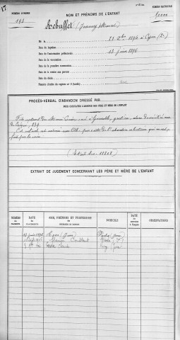 REBUFFET, Joanny, Marcel.