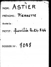 ASTIER Pierrette