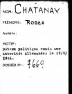 CHATANAY Roger