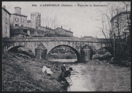L'Arbresle. Pont de la Madeleine, vue ancienne.