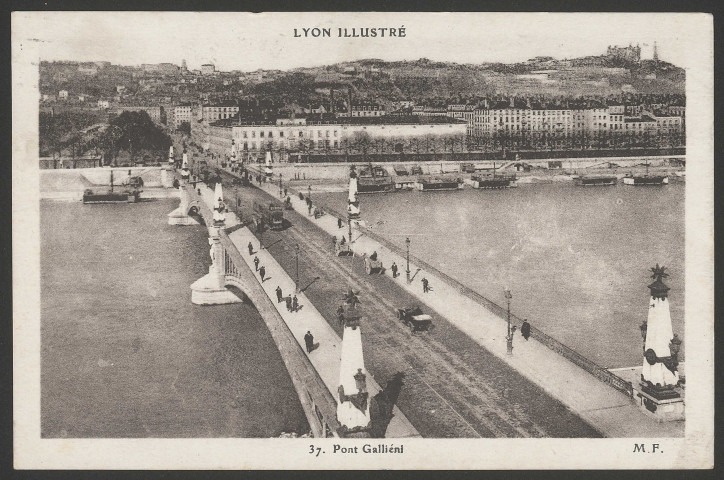 Lyon illustré. Pont Galliéni.