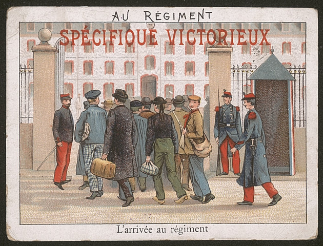 L'arrivée au régiment.