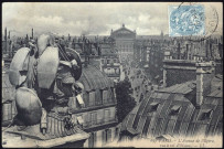 L'avenue de l'Opéra, vue à vol d'oiseau.
