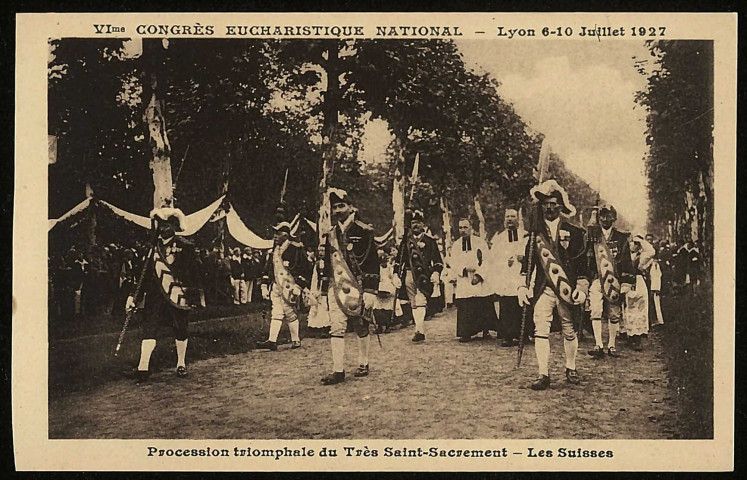 Procession triomphale du Très-Saint-Sacrement - Les Suisses.