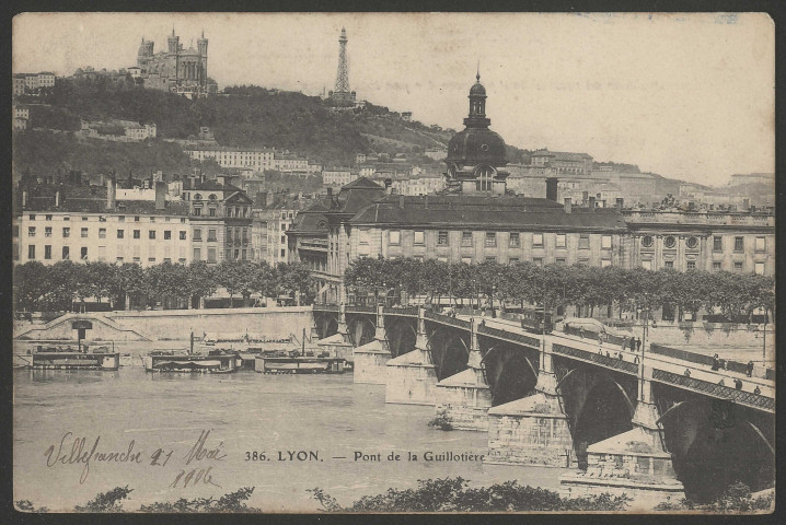 Lyon. Pont de la Guillotière.