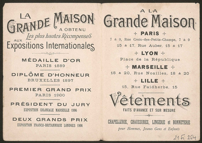 A la Grande Maison - Lyon.